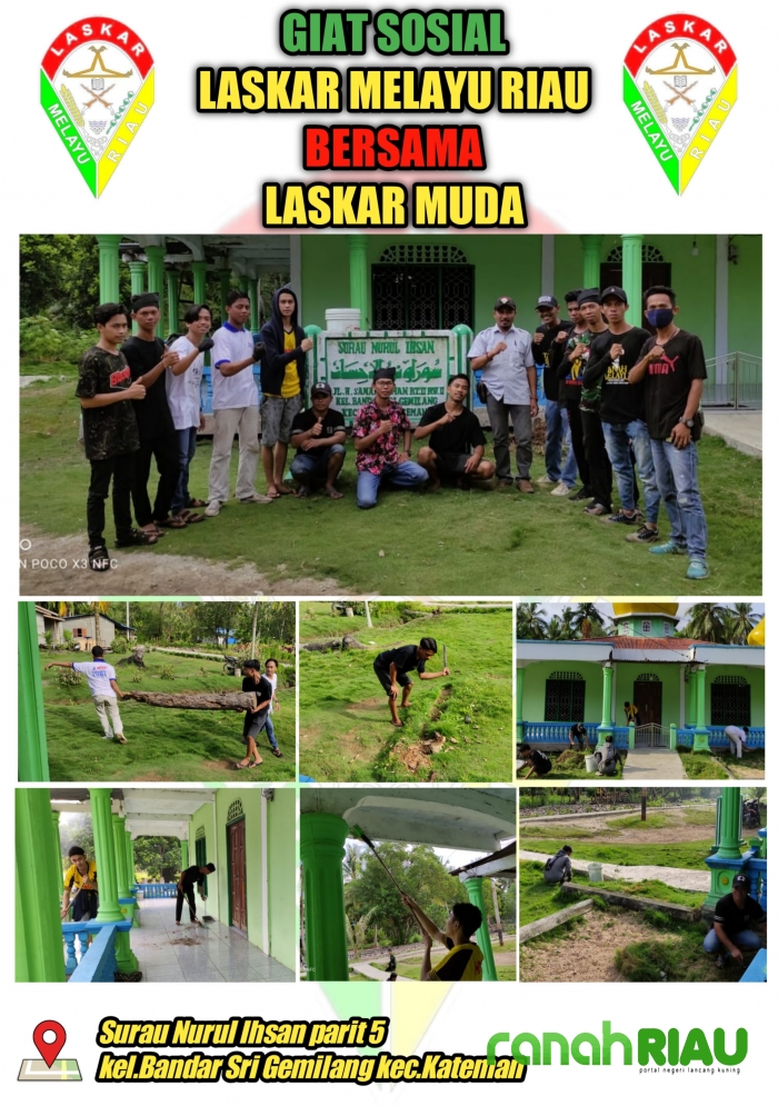 Datok Nazaruddin Bersama Laskar Muda Riau Giat Sosial