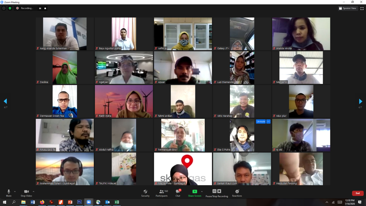 SKK Migas Sumbagut beserta KKKS Wilayah Riau dan 5 Organisasi wartawan gelar Webinar Jurnalistik