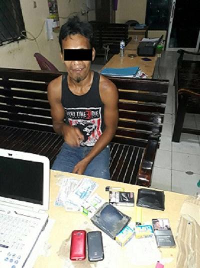 Pelaku Judi ini Akhirnya tertangkap, Duit 450 Ribu diamankan