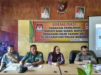 Ini Jadwal Tahapan Sosialisasi KPU Inhil Soal Pilgubri...