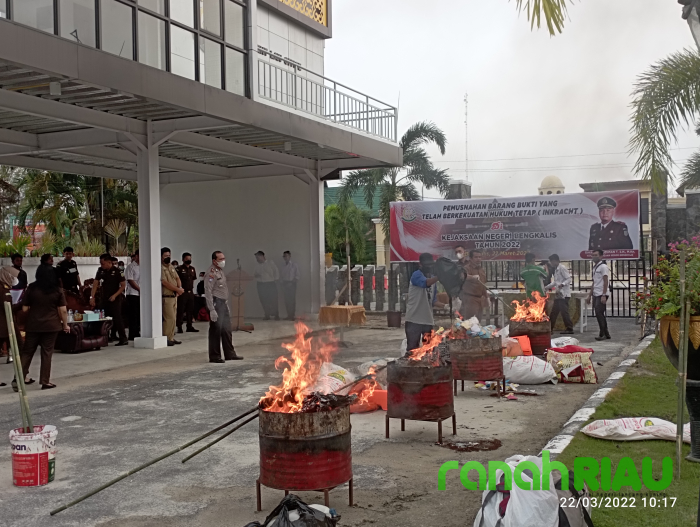 Pemusnahan BB di Kejari Bengkalis Terkesan di Tutupi, Indra: Ada Apa