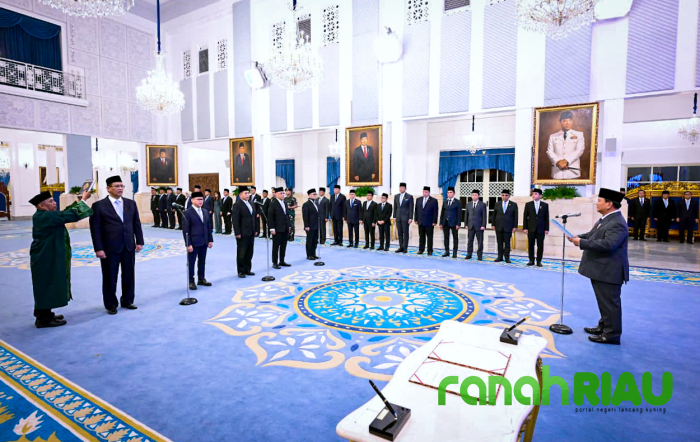 Reshuffle Kabinet, Prabowo Lantik 4 Menteri dan 1 Wakil Menteri