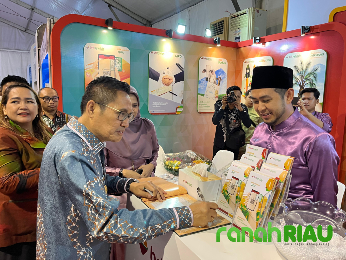 BRK Syariah Himpun Dana Pihak Ketiga hingga Rp.800 Juta di Helat Pelalawan