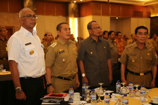 Pj Bupati Inhil Hadiri Rakornas Persiapan Penyelenggaraan Pilkada Serentak Tahun 2018