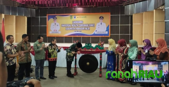 Bupati Inhil Launching Layanan Faskes dengan Sistem UHC dan Mulai Berlaku 14 Oktober 2023