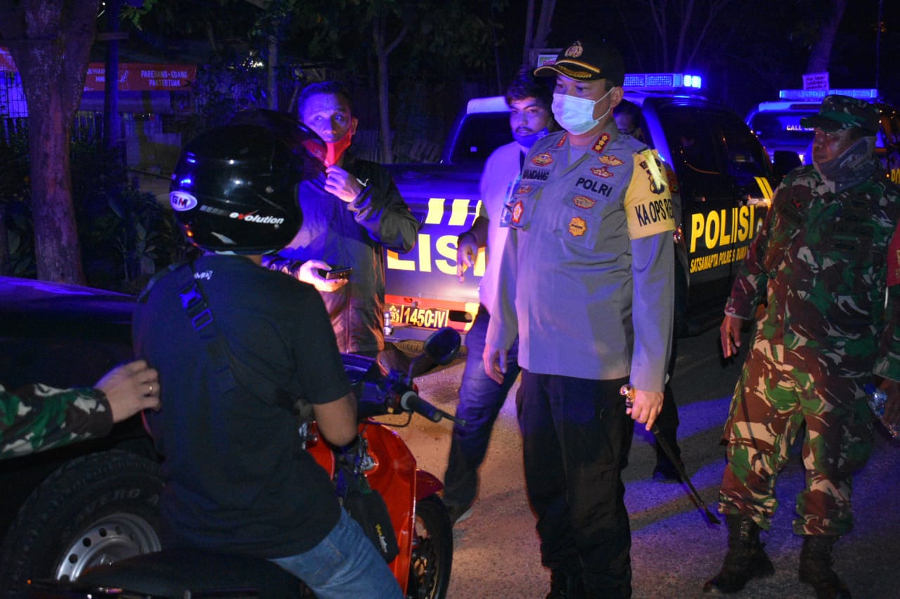 PSBB Tahap Kedua Diberlakukan Polresta Pekanbaru komit kawal Pelaksanaannya