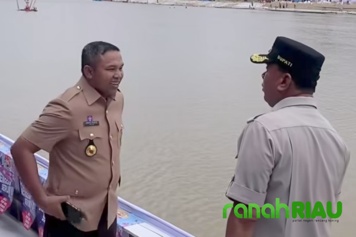 Inspeksi ke Spot Perhelatan Pacu Jalur, Gubri dan Kapolda Riau Pastikan Keamanan dan Kelancaran