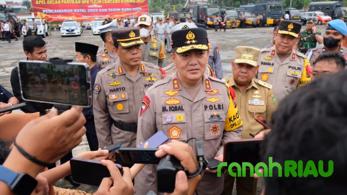 3.063 Personel Gabungan Siap Amankan Nataru di Riau