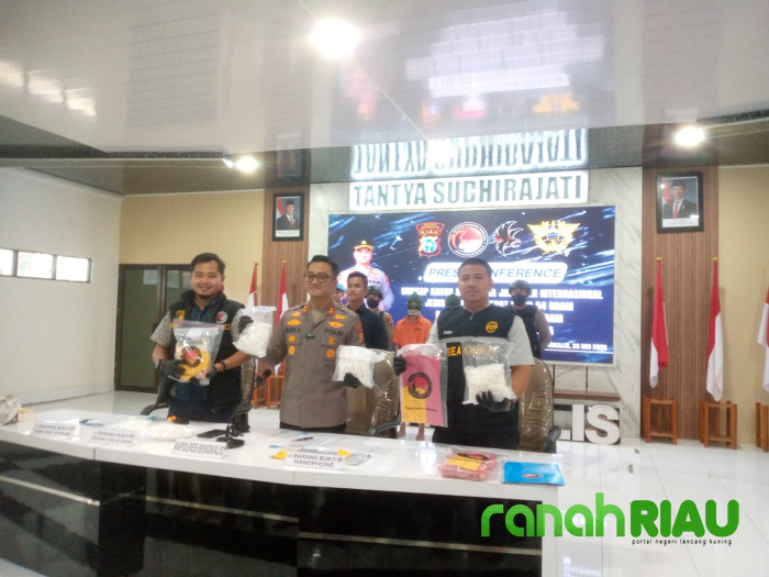 Satresnarkoba Polres Bengkalis Berhasil Ungkap Penangkapan Kurir Narkotika Jenis Sabu dan Heroin