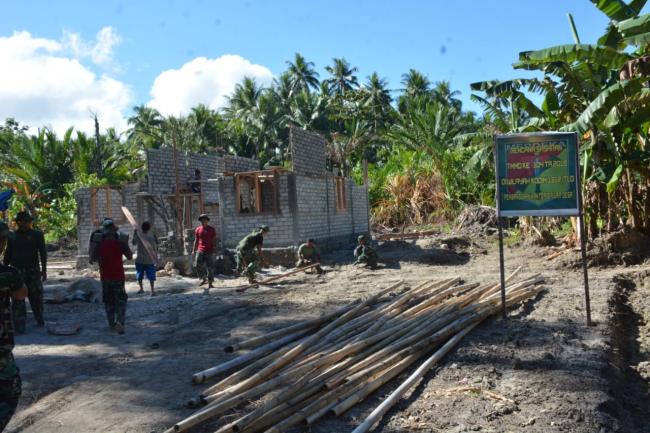 Hari Ketiga, Sasaran Fisik TMMD ke 104 Masuki Tahap Pengangkutan Material