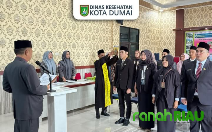 Dinas Kesehatan Dumai gelar acara Pengambilan Sumpah Jabatan dan Pelantikan Jabatan Fungsional