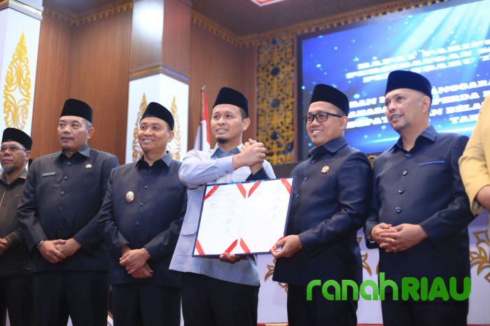 Besaran APBD 2026 Pekanbaru disahkan Rp3,049 Triliun