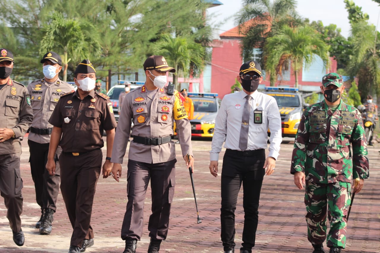 Ops Lilin 2020 Polres Bengkalis Gelar Persiapan Pengamanan Natal dan Tahun Baru 2021