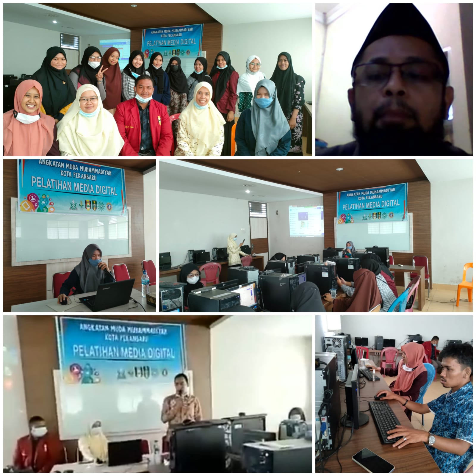ANGKATAN MUDA MUHAMMADIYAH KOTA PEKANBARU GELAR PELATIHAN CANVA FOR BEGINNER