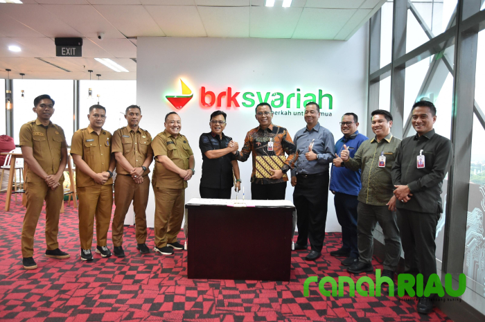 Dukung Pengelolaan Keuangan Daerah, BRK Syariah dan Pemkab Meranti jalin Kesepakatan Bersama