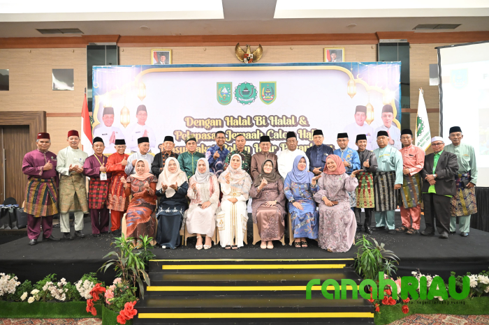 Bupati Rokan Hilir hadiri Agenda Halal Bihalal dan Pelepasan Jemaah Haji 