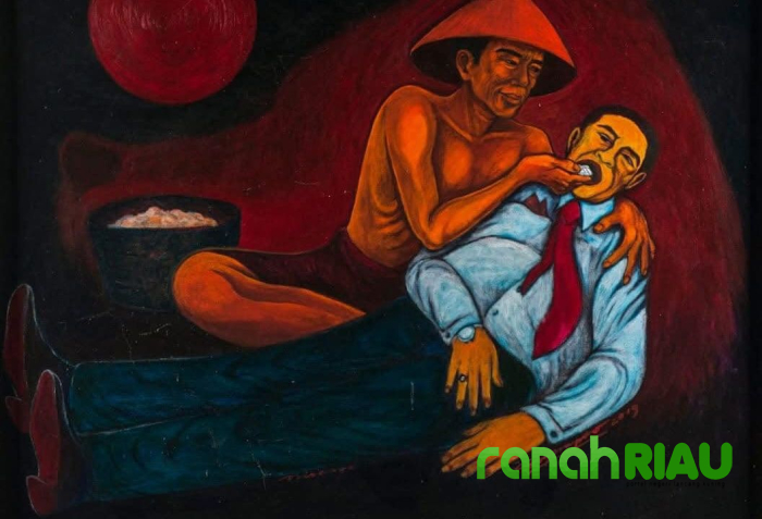 Lukisan Mirip Jokowi di Pameran Galeri Nsional dibredel, ini kata PDIP