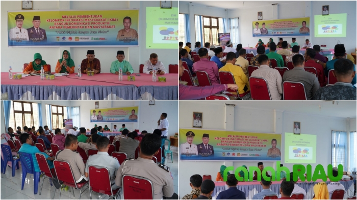 Kepala Desa Sekecamatan XIII Koto Kampar Ikuti Pembentukan KIM