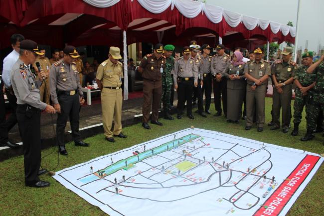 Sebanyak 701 Personil Gabungan diterjunkan pada Pacu Jalur Ini Alasannya..