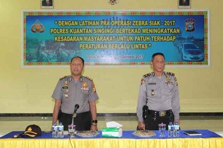 Kapolres Kuansing : Jalankan Tugas Operasi Zebra Harus Optimal
