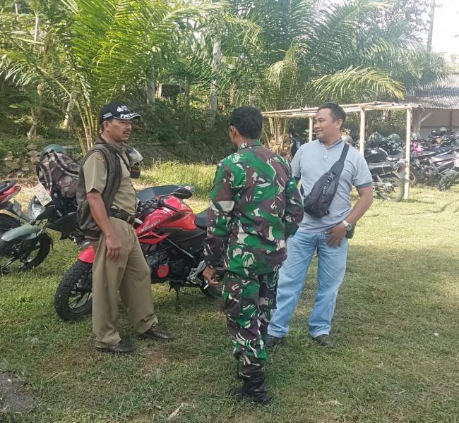 Kades Surenlor Ikut Cek Upacara Pembukaan TMMD Trenggalek