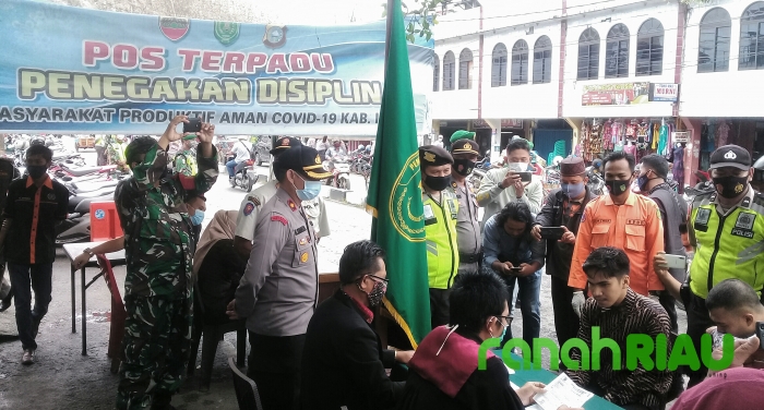 Tidak Pakai Masker, Tim Gakkum Covid19 Inhil Sidang 5 Orang Pelanggar