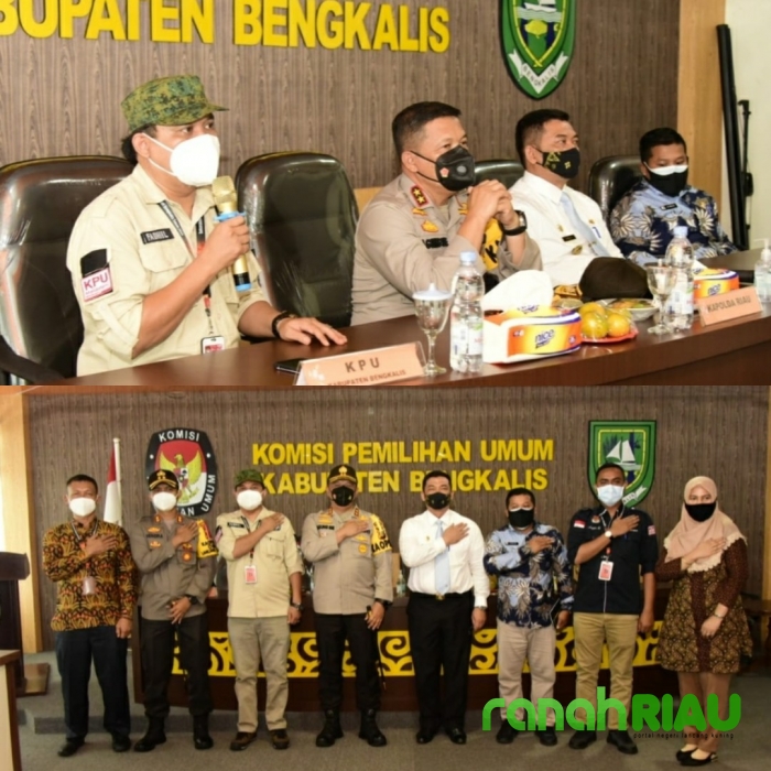 Kunker ke KPU Bengkalis, Ini Arahan Kapolda Riau