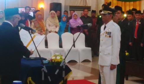 Dilantik Plt Gubri, Kasiaruddin Resmi jadi Pj Bupati Inhu