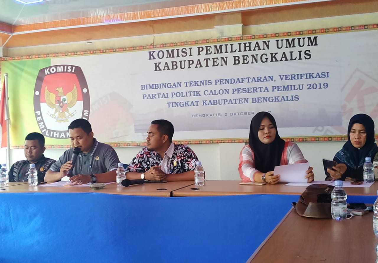 KPU Bengkalis Akan Bentuk Media Senter Untuk Pilkada Tahun 2020