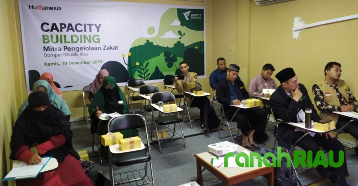 Capacity Building mitra Pengelola zakat Dompet Dhuafa Riau