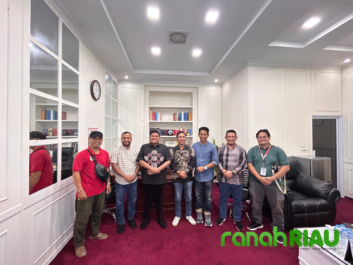 Pasca Kongres, PWI Audensi Bersama Ketua DPRD Bengkalis