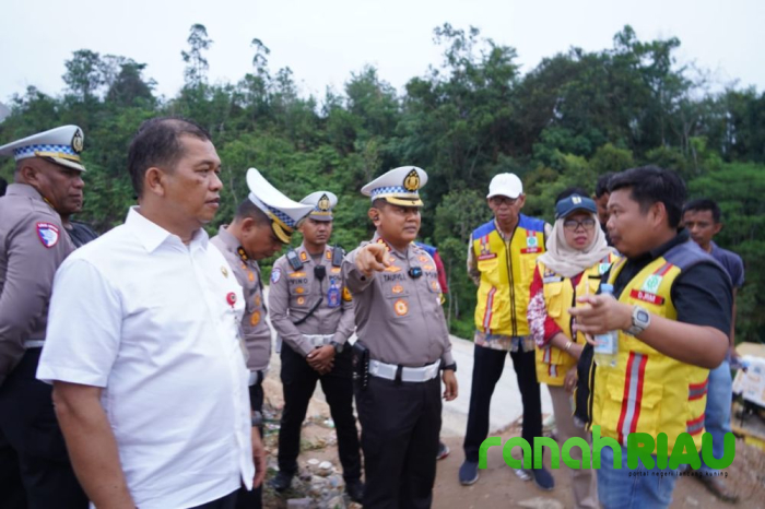 Jalur Sumbar Via Tj Alai Ditutup Total, Dirlantas Polda Riau Imbau Gunakan Jalur Alternatif