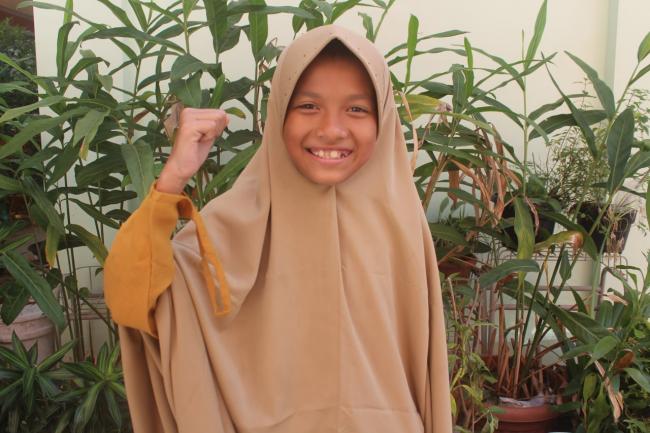 Berasal dari Keluarga sederhana, Siswi ini sisihkan sebagian besar tabungannya untuk Berqurban