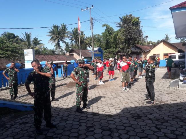 Kodim 0824 Gelar Senam Bersama di Lokasi TMMD