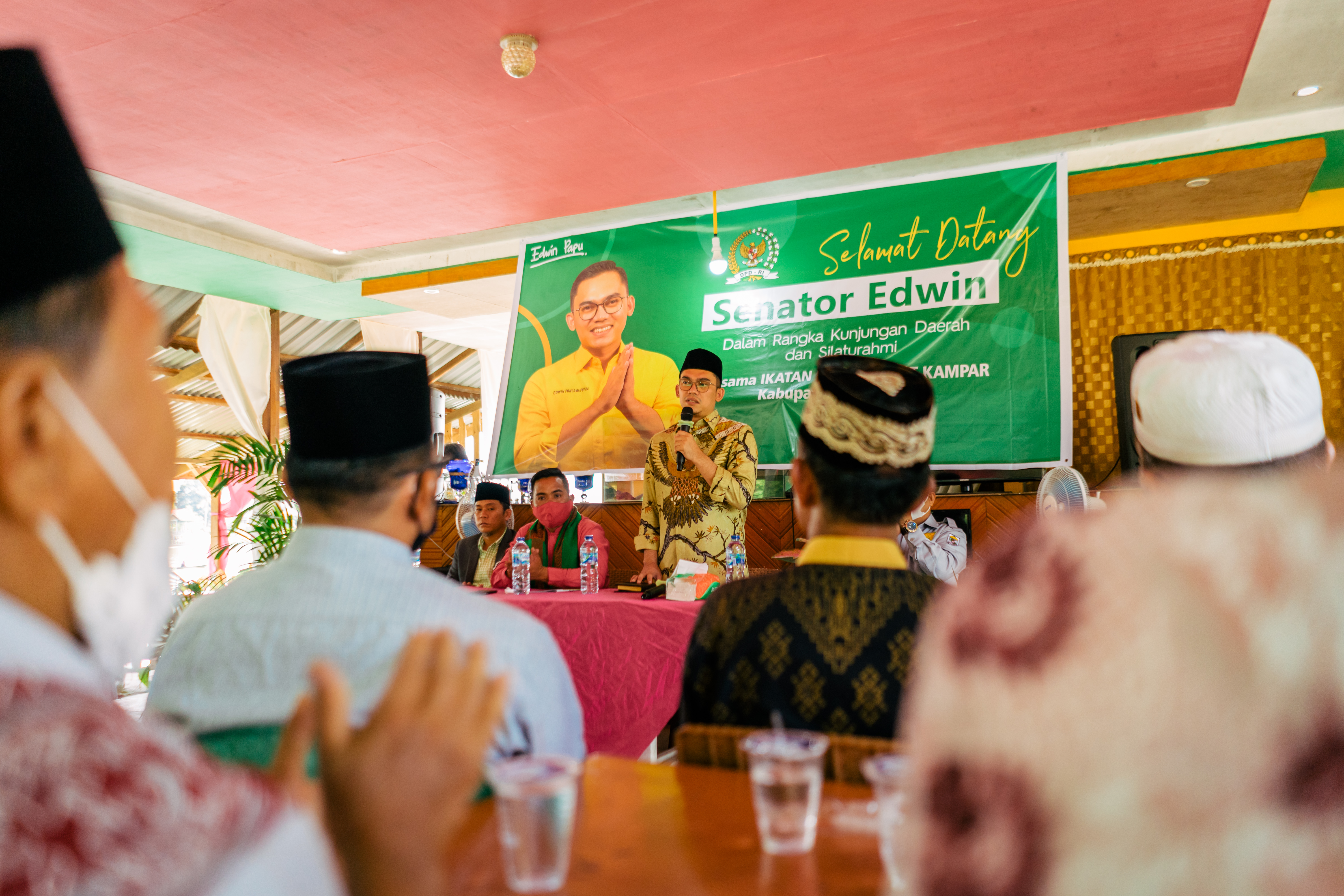 Senator Edwin Pratama Ajak IMK Dukung Program Bupati Zukri