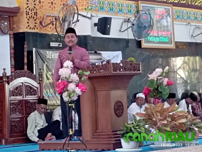 Tingkatkan Ketaqwaan dan Keimanan, Masjid Al-Mubarak Desa Senggoro Peringati Hari Isra Miraj 1444 H