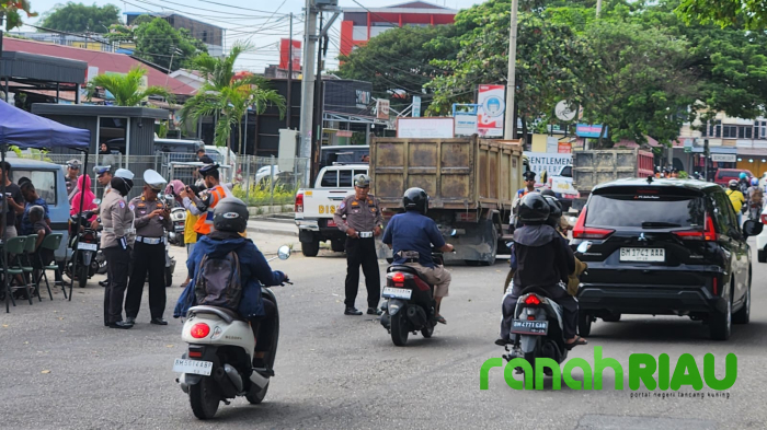Jelang Natal dan Tahun Baru, Dirlantas Polda Riau gelar Razia dan telah Tilang 36 Kendaraan 