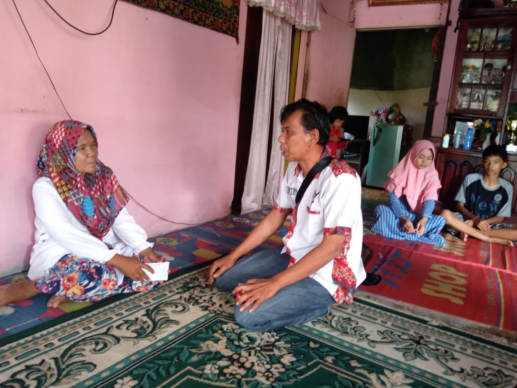 WPR Antarkan Bantuan Duka Keluarga Alm Afdal Aulia ke Pasaman