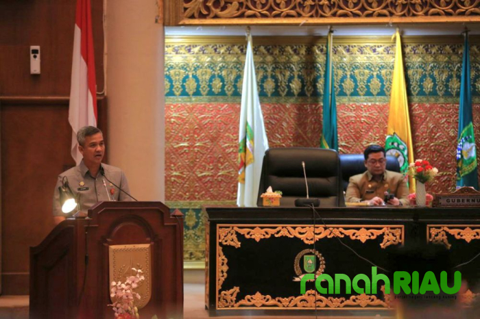 Pemprov Riau tanggapi Pandangan Umum Fraksi terkait Ranperda RPJMD Riau tahun 2025-2029