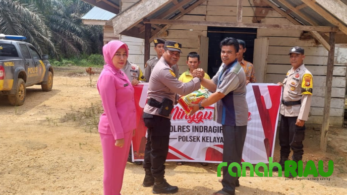Pimpin Kegiatan Minggu Kasih, Kapolsek Kalayang Lewati Medan Ekstrim