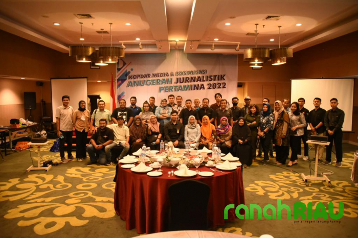 Silaturahmi dan Sosialisasi AJP 2022, PT KPI RU Dumai gelar temu Media di Pekanbaru