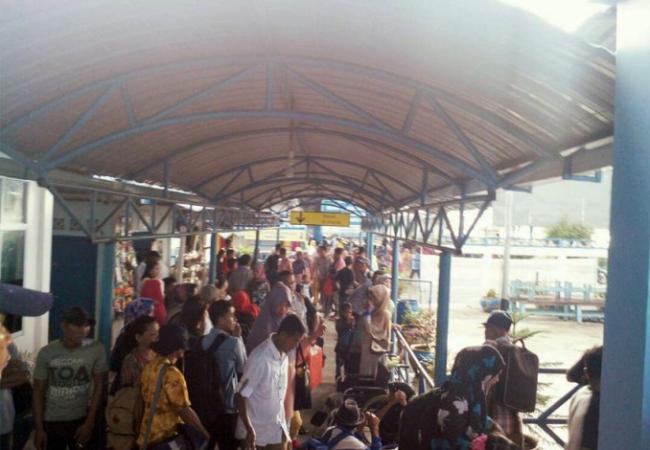 Arus Balik Mulai Terlihat di Pelabuhan Penyalai Kuala Kampar