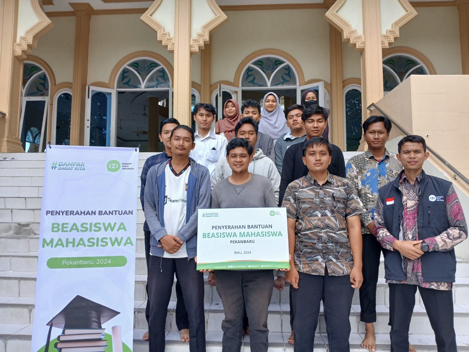 Bantuan IZI Riau untuk Mahasiswa kurang Mampu di Universitas Riau