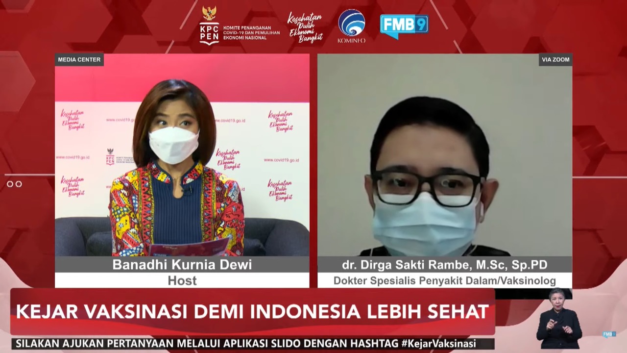 Kominfo Imbau masyarakat aktif dalam Program Vaksin