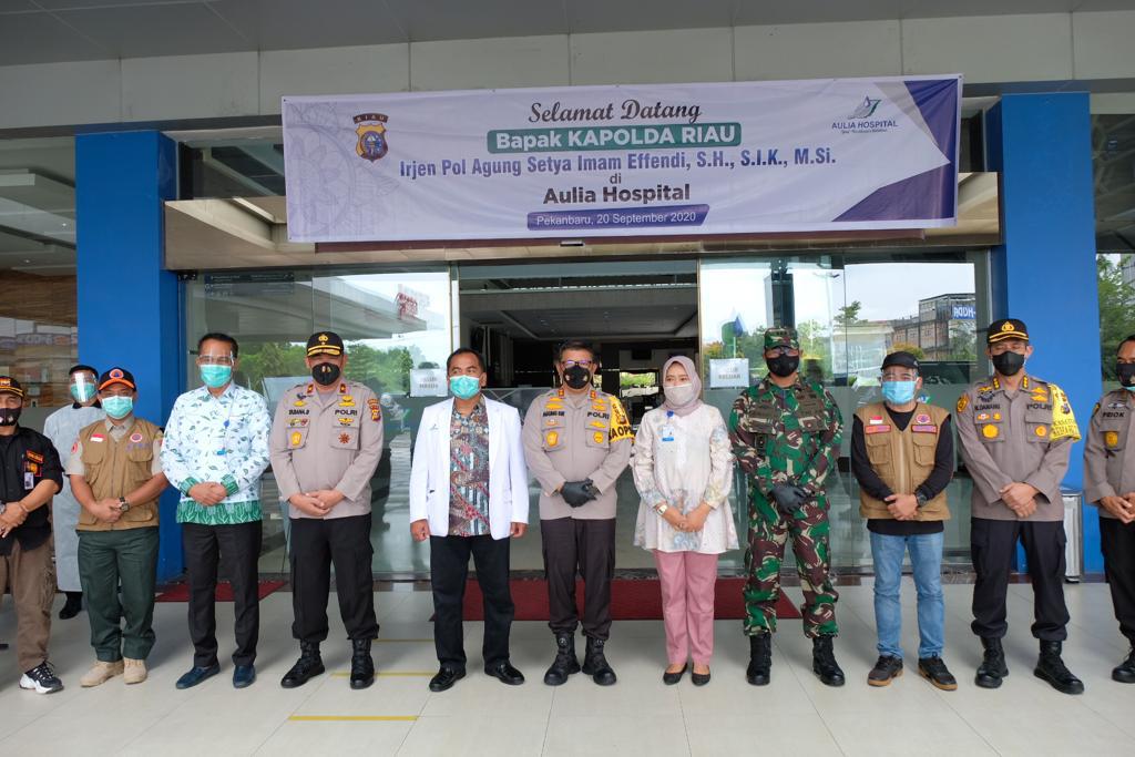 Kapolda Riau Turun Tangan Periksa Penanganan Pasien Covid-19