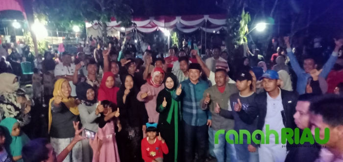 Bukti Dicintai Masyarakat, H. Halim Disambut Lautan Manusia di Perhentian Luas