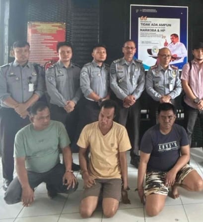 Lakukan Razia Rutin, Oknum Lapas dan Napi di Tangkap Petugas Lapas Bengkalis