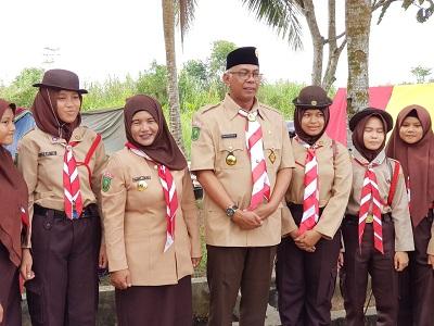 PJ Bupati Inhil: Saya Bangga Seribu Peserta Hadiri Kemah Prestasi Terpadu Kwarcab 04.02 Inhil