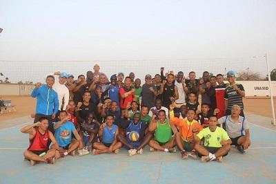 Jalin Keakraban, Prajurit TNI dan Tentara Senegal Uji Tanding Bola Voli