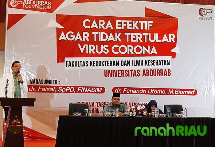 Gelar Seminar cara efektif hindari Corona, ajak masyarakat agar tidak panik